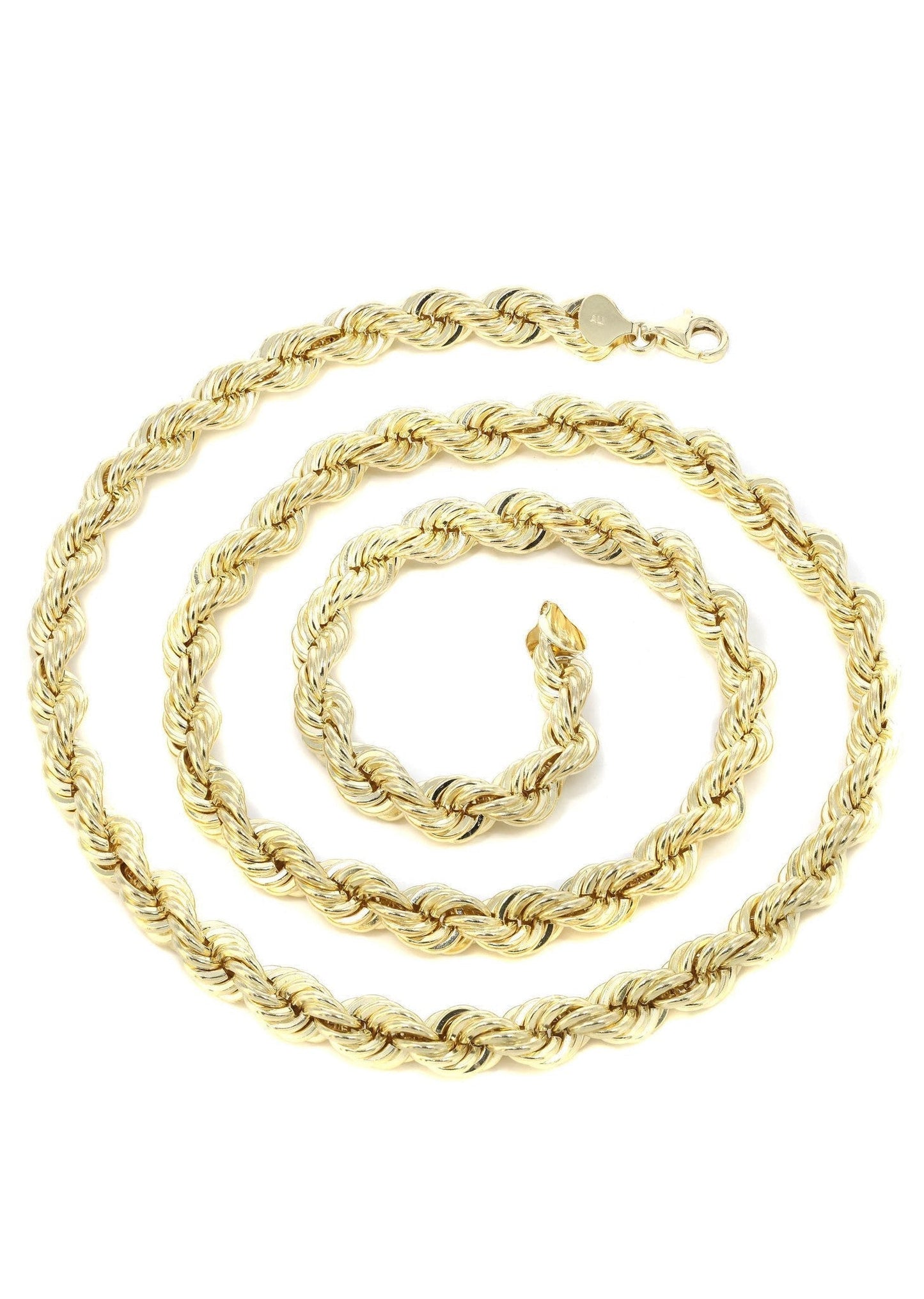 14k Yellow Solid Rope Chain