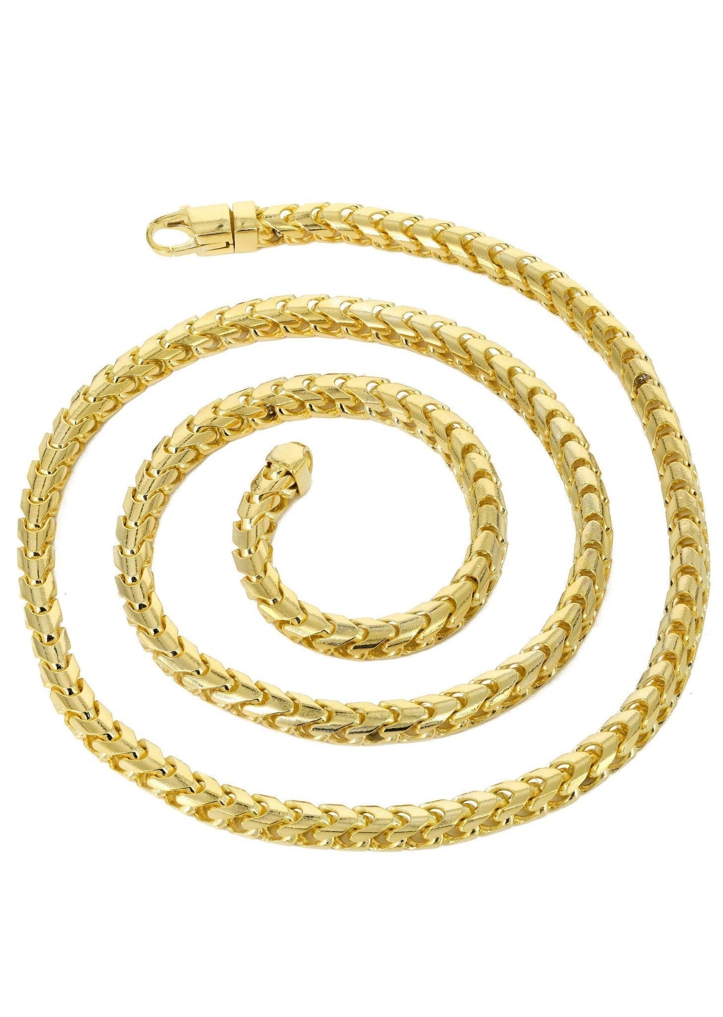 14k Yellow Solid Franco Chain